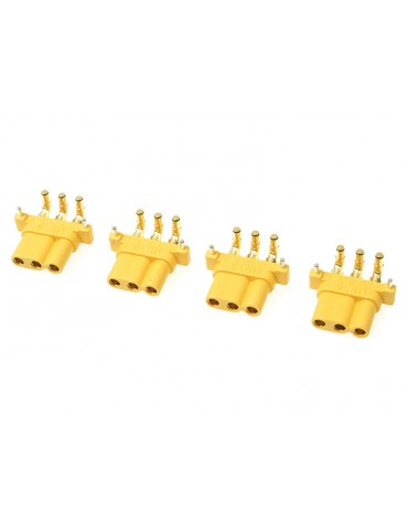 Connector Gold Plated MR-30PW w/ Cap Male (4)