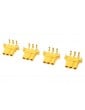Connector Gold Plated MR-30PW w/ Cap Male (4)