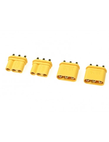 Connector Gold Plated MR-30PB w/ Cap (2 pairs)