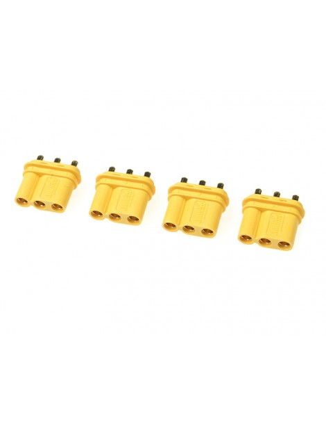 Connector Gold Plated MR-30PB w/ Cap Male (4)