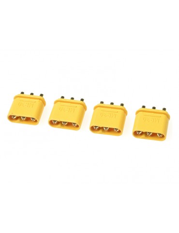 Connector Gold Plated MR-30PB w/ Cap Female (4)