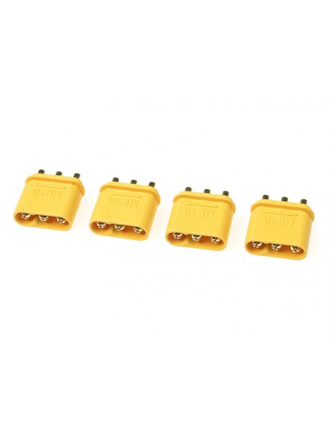 Connector Gold Plated MR-30PB w/ Cap Female (4)