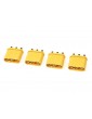 Connector Gold Plated MR-30PB w/ Cap Female (4)
