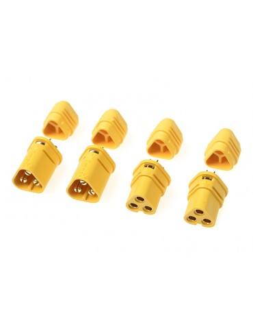 Connector Gold Plated MT-30 w/ Cap (2 pairs)