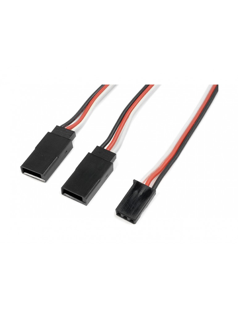 10 Rallonges Servo Y-cable 22AWG 15cm – Mâle Vers Femelle, Compatible Futaba, JR Et Autres Modèles RC