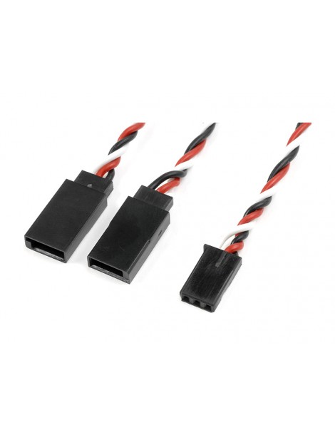 Servo Y-Lead Twisted Futaba HD 22AWG 15cm