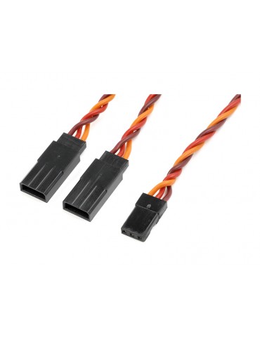 Servo Y-Lead Twisted JR HD 22AWG 30cm