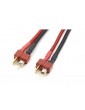 Power Adapter Lead Deans Male - Deans Male 14AWG