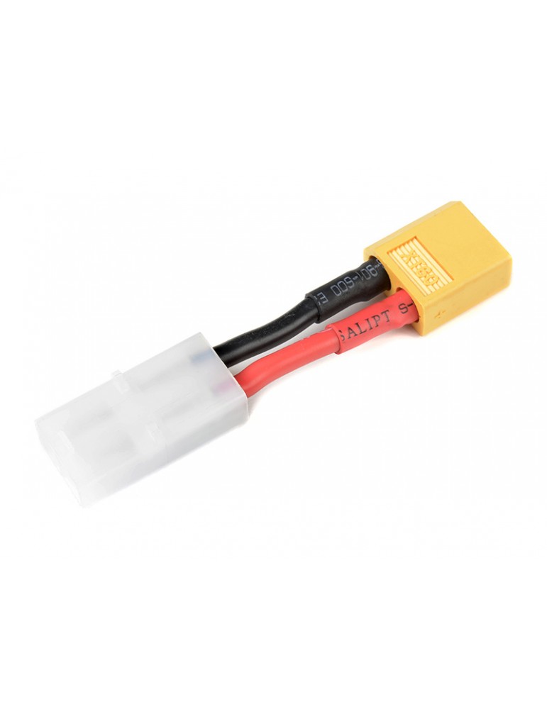 RC adapteris Tamiya vyriška į XT60 vyriška jungtis su 14AWG laidu | CyborgShop
