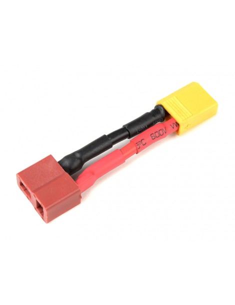 RC adapteris T Plug moteriška į XT30 vyriška jungtis su 14AWG laidu | CyborgShop