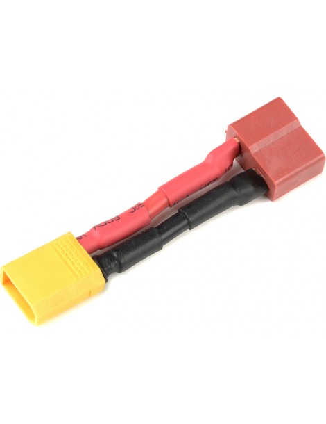 RC adapteris T Plug moteriška į XT30 vyriška jungtis su 14AWG laidu | CyborgShop