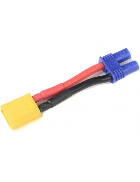 Power Adapter Lead EC2 Male - XT-30 Female 14AWG