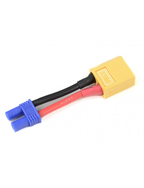 Power Adapter Lead EC2 Male - XT-60 Female 14AWG