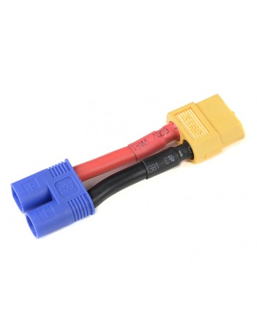 Power Adapter Lead EC3 Female - XT-60 Male 12AWG