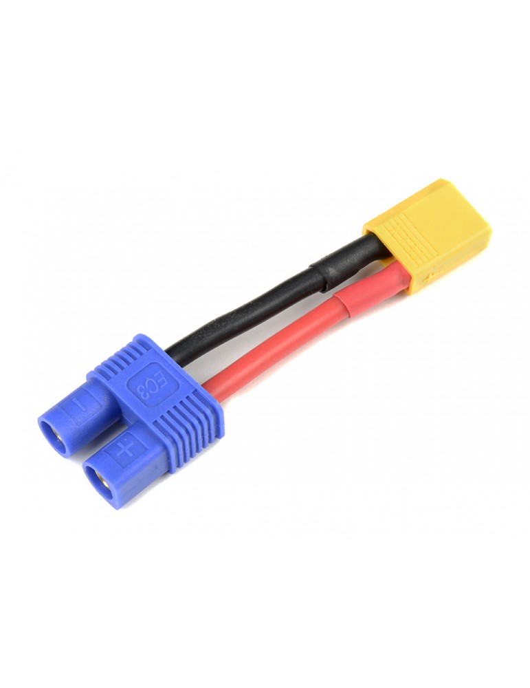 Power Adapter Lead EC3 Male - XT-30 Female 14AWG