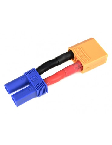 Power Adapter Lead EC5 Male - XT-90 Female 10AWG