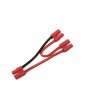 Kabel Y sériov 3.5mm Gold Plated 14AWG 12cm