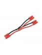 Kabel Y paraleln 3.5mm Gold Plated 14AWG 12cm