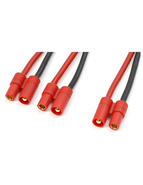 Kabel Y paraleln 3.5mm Gold Plated 14AWG 12cm