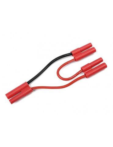 Kabel Y sériov 4.0mm Gold Plated 14AWG 12cm