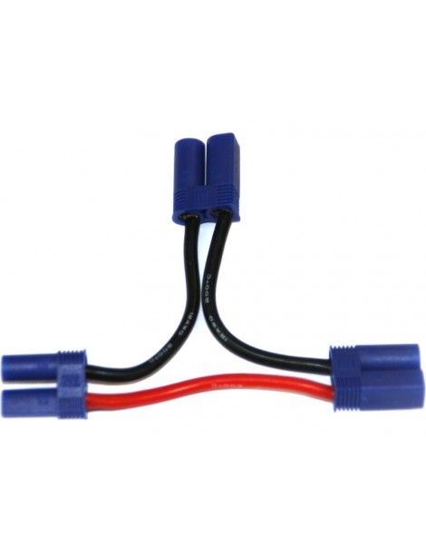 Kabel Y sériov EC5 Gold Plated 14AWG 12cm