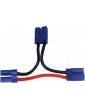 Kabel Y sériov EC5 Gold Plated 14AWG 12cm