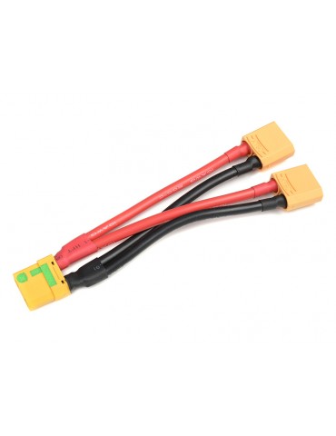 Power Y-Lead Parallel XT-90 Anti-Spark 10AWG 12cm