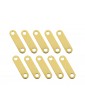 Battery Bars Gold Plated 18.5mm (10)