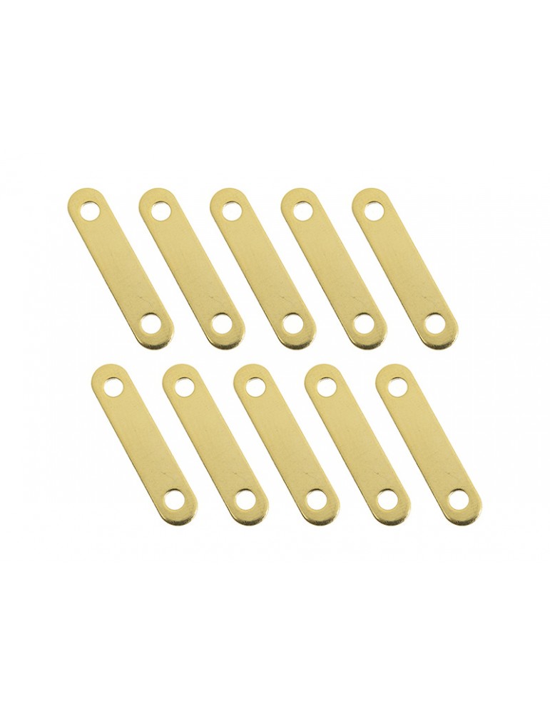 Battery Bars Gold Plated 22.0mm (10)