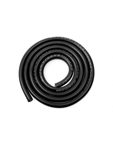 Silicone Wire Powerflex 8AWG Black (1m)