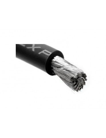 Silicone Wire Powerflex 8AWG Black (1m)