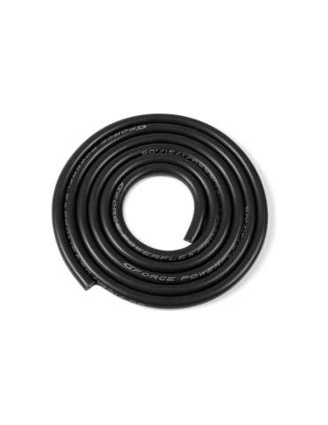 Silicone Wire Powerflex 12AWG Black (1m)