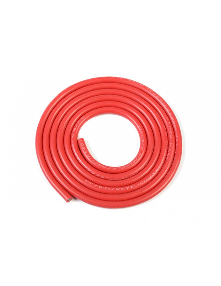 Silicone Wire Powerflex 14AWG Red (1m)