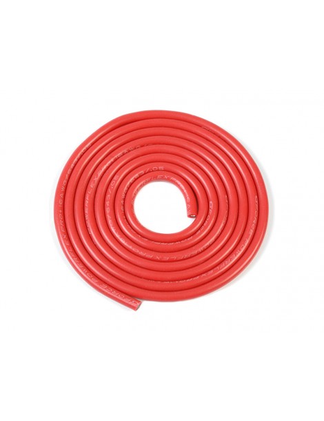 Silikoninis laidas „Powerflex“ 16AWG raudonas (1 m)