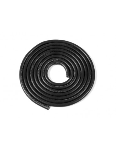 Silikoninis laidas „Powerflex“ 16AWG juodas (1m)