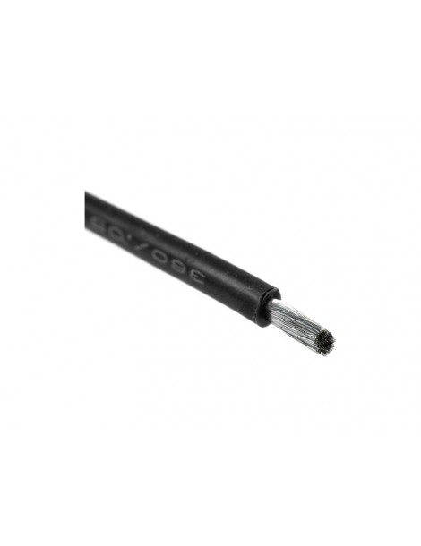 Silicone Wire Powerflex 18AWG Black (1m)