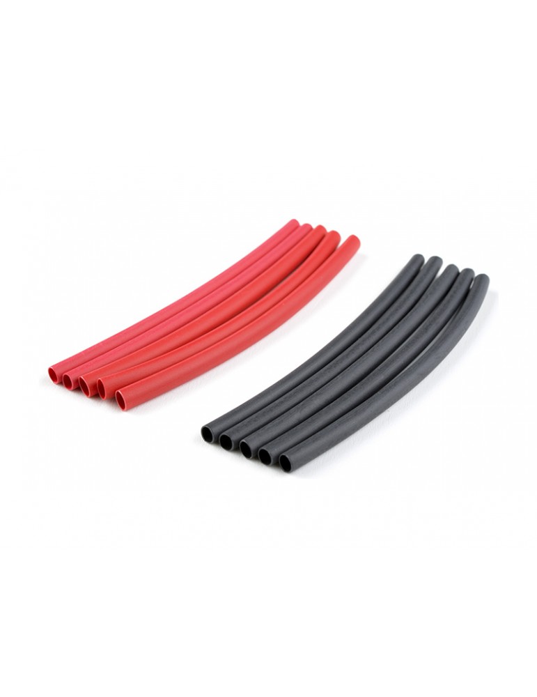 Shrink Tubing 2.4mm Red + Black (10)