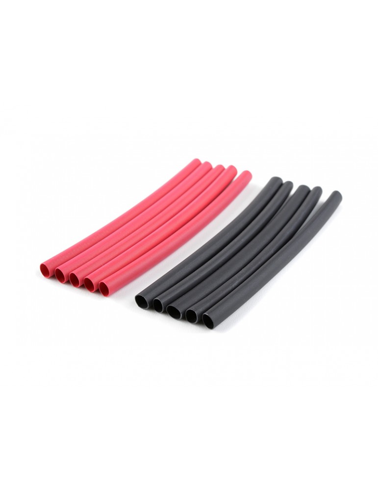 Shrink Tubing 3.2mm Red + Black (10)