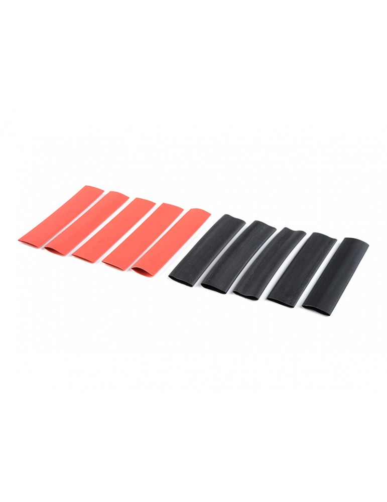 Shrink Tubing 9.5mm Red + Black (10)