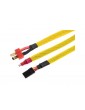 Wire Protection Sleeve Braided 6mm Yellow (1m)