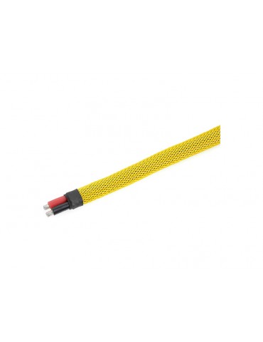 Wire Protection Sleeve Braided 6mm Yellow (1m)