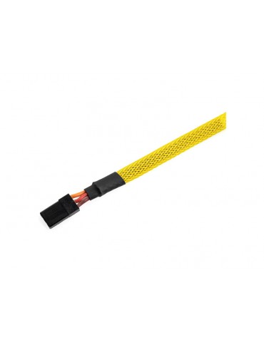 Wire Protection Sleeve Braided 6mm Yellow (1m)