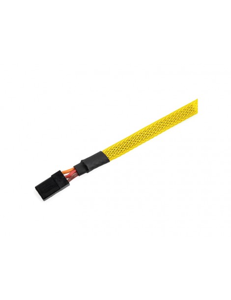 Wire Protection Sleeve Braided 6mm Yellow (1m)