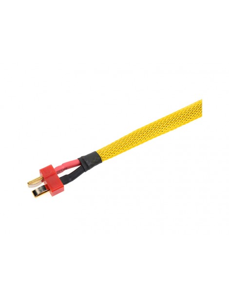Wire Protection Sleeve Braided 6mm Yellow (1m)