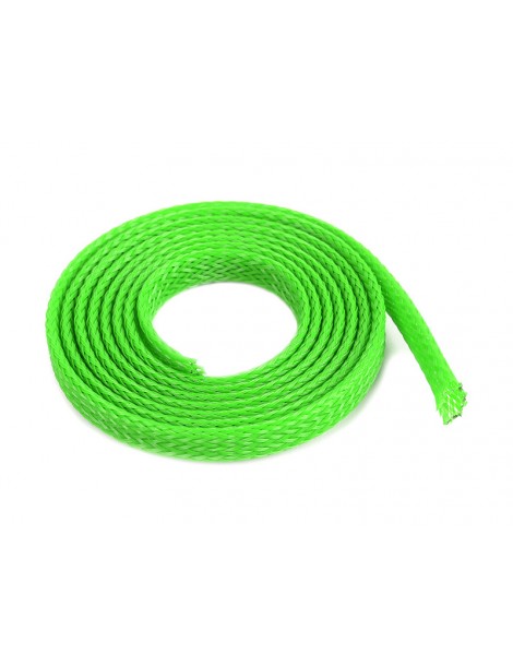 Wire Protection Sleeve Braided 6mm Green (1m)
