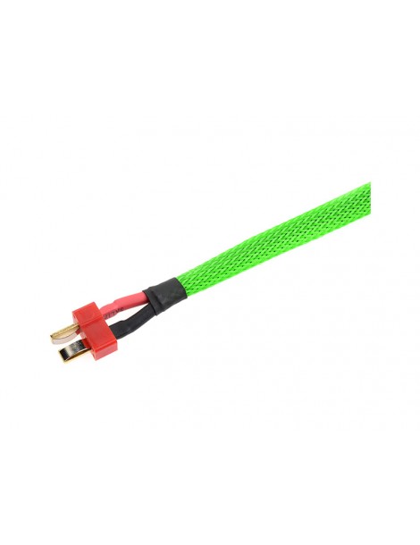 Wire Protection Sleeve Braided 6mm Green (1m)