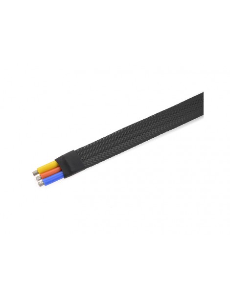 Wire Protection Sleeve Braided 8mm Black (1m)