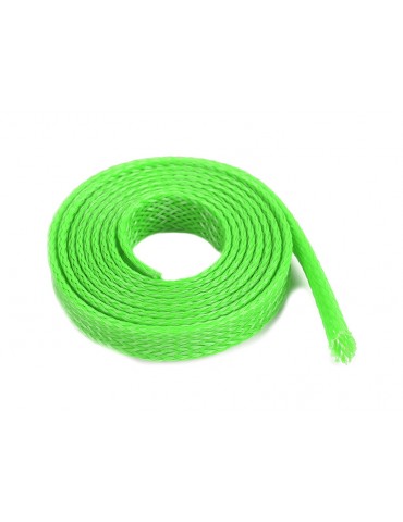Wire Protection Sleeve Braided 8mm Green (1m)