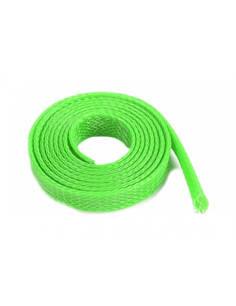 Wire Protection Sleeve Braided 8mm Green (1m)