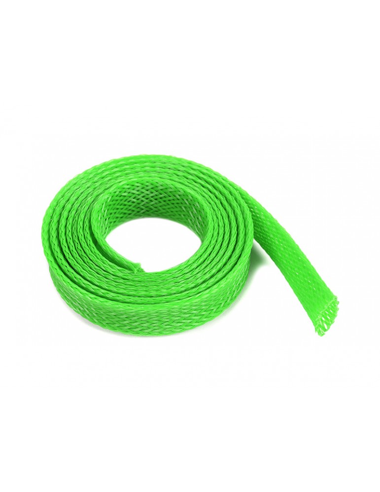 Wire Protection Sleeve Braided 10mm Green (1m)